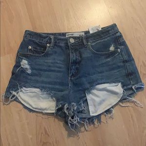 Jean Shorts! Free gift scrunchie with purchase!